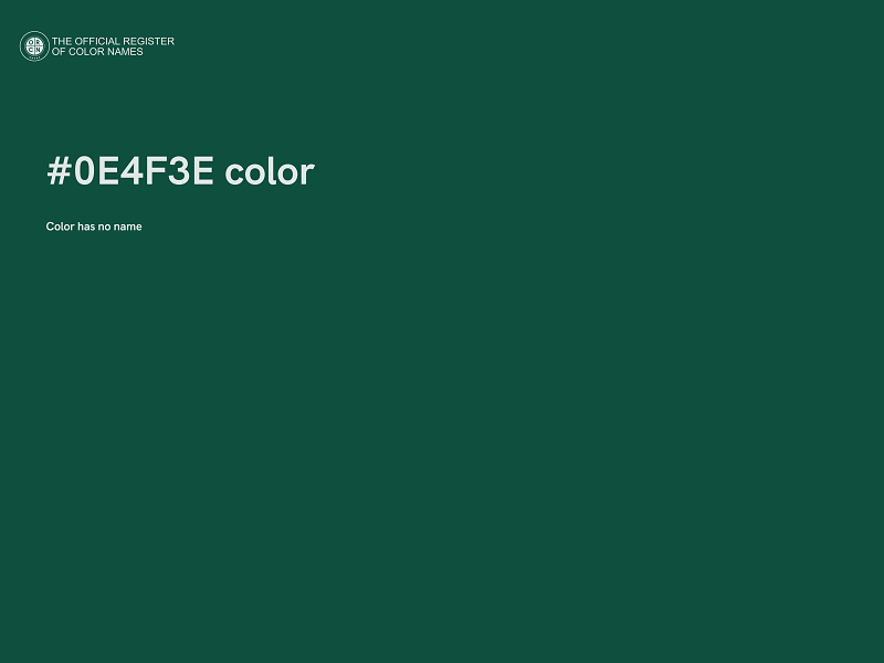 #0E4F3E color image