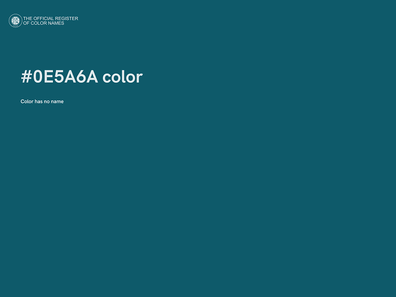 #0E5A6A color image