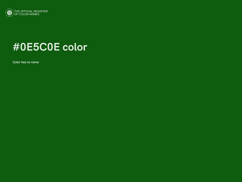 #0E5C0E color image