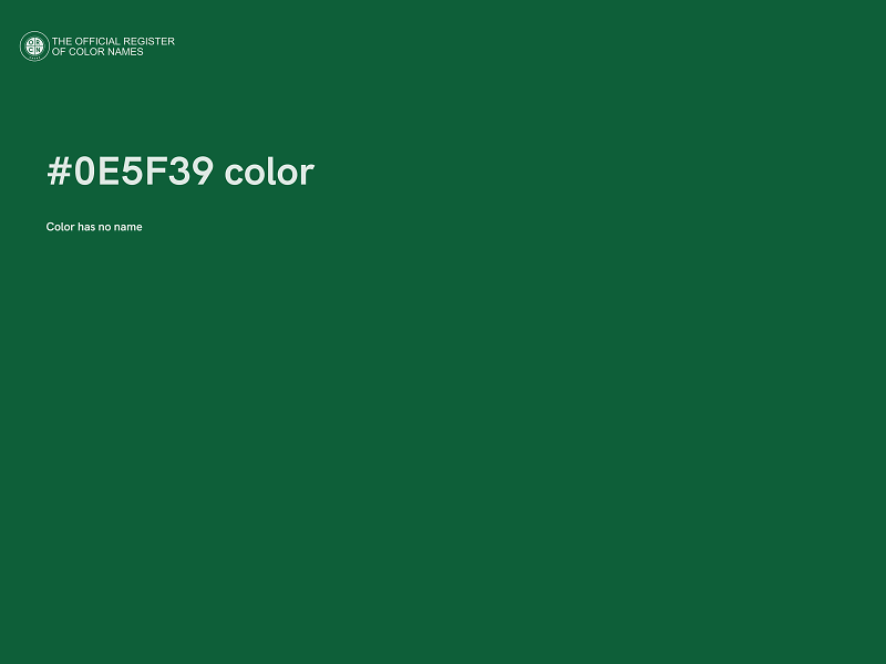 #0E5F39 color image