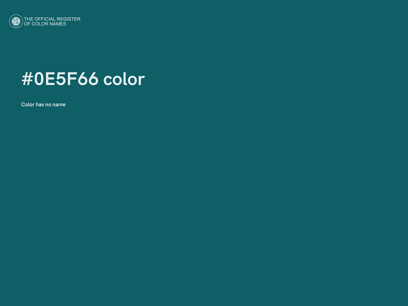 #0E5F66 color image