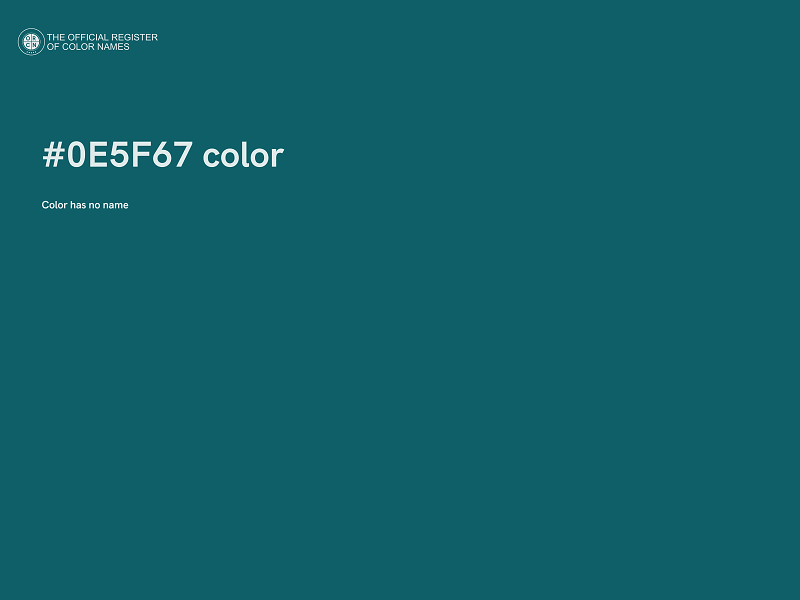 #0E5F67 color image