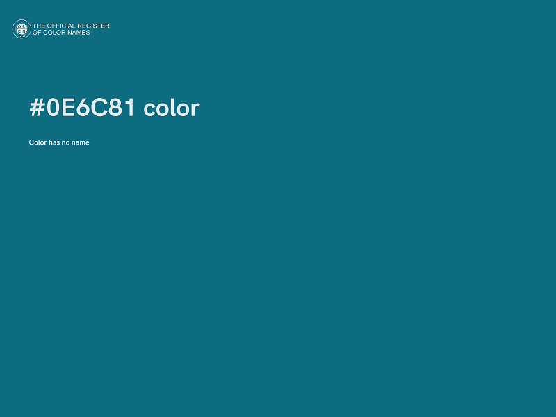 #0E6C81 color image