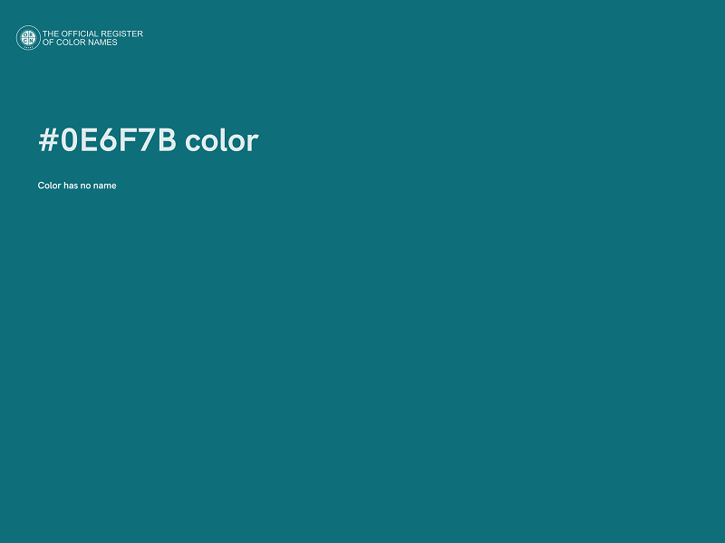 #0E6F7B color image