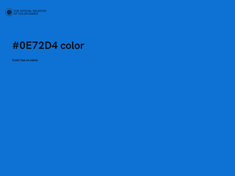 #0E72D4 color image