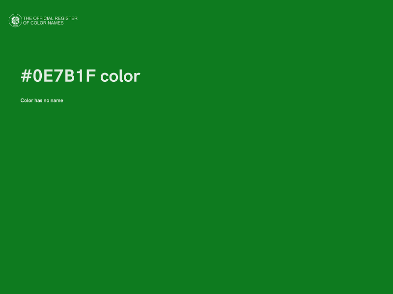 #0E7B1F color image