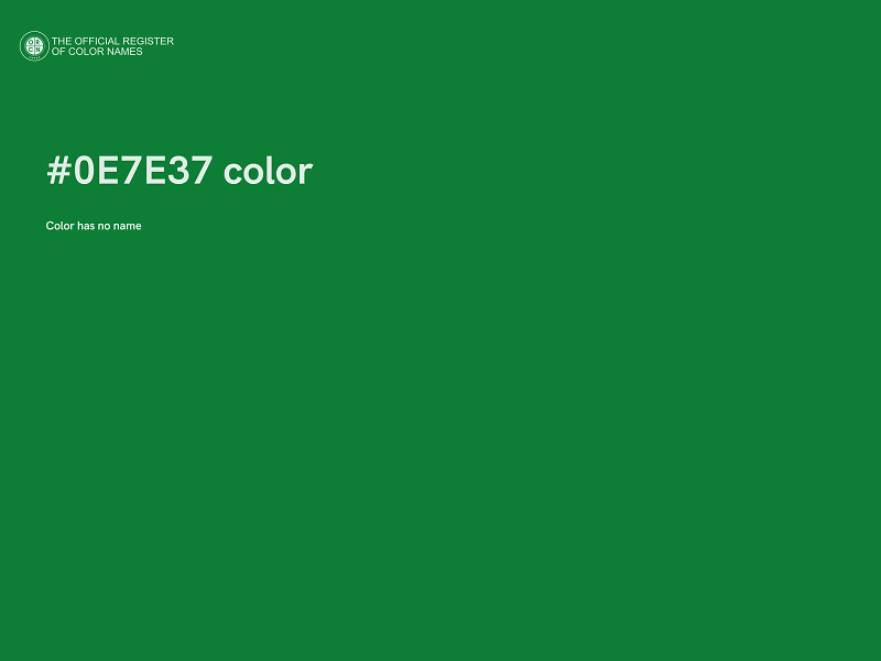 #0E7E37 color image