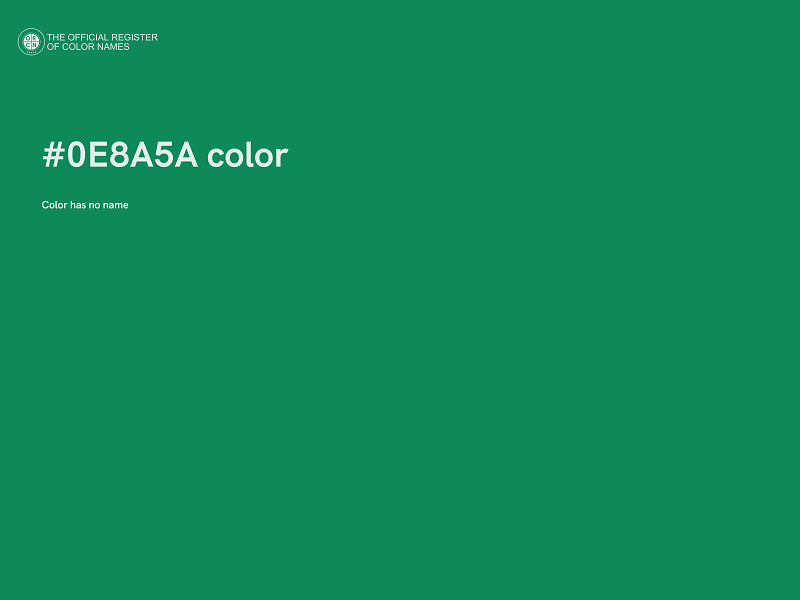 #0E8A5A color image