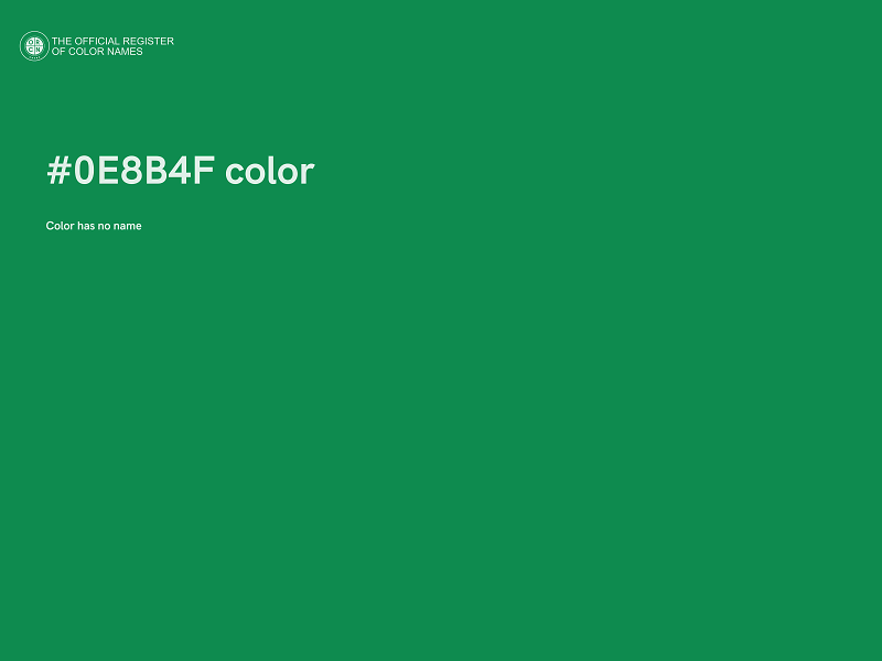 #0E8B4F color image