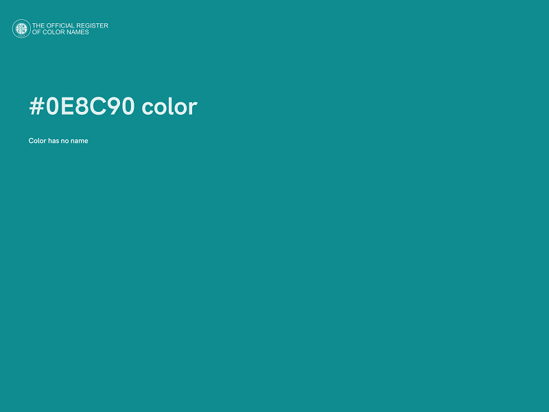 #0E8C90 color image