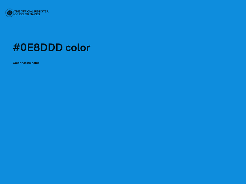 #0E8DDD color image