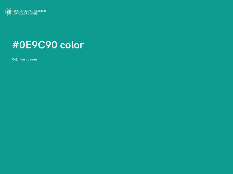 #0E9C90 color image