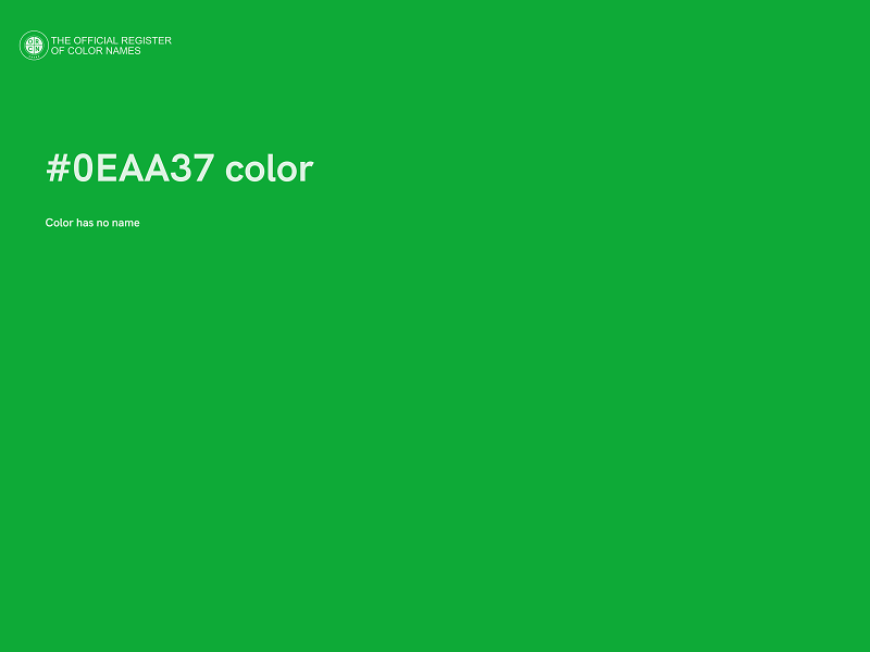 #0EAA37 color image