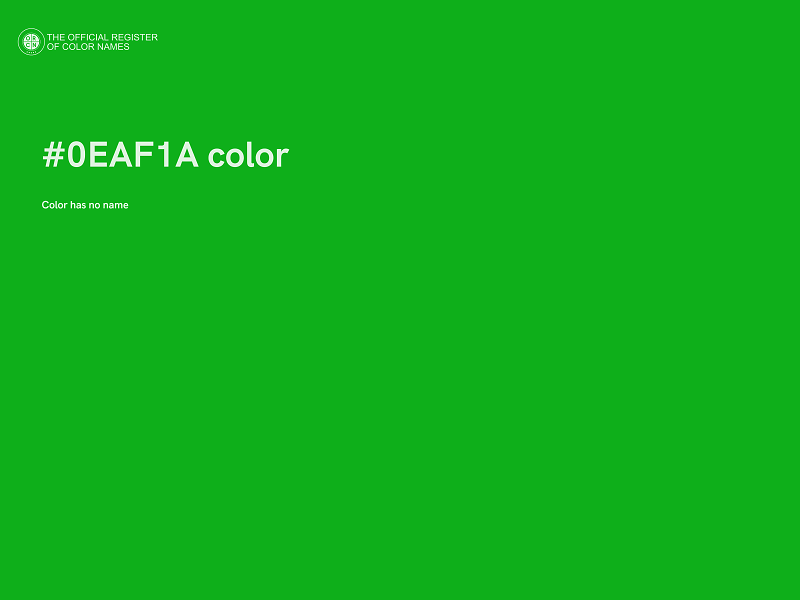 #0EAF1A color image