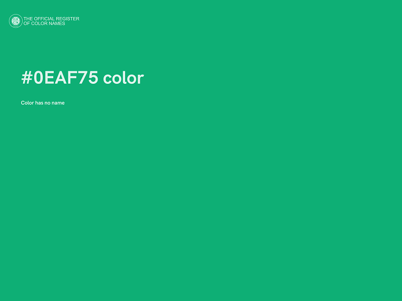 #0EAF75 color image