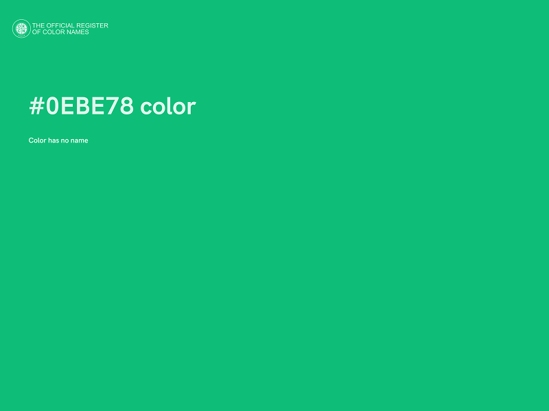 #0EBE78 color image