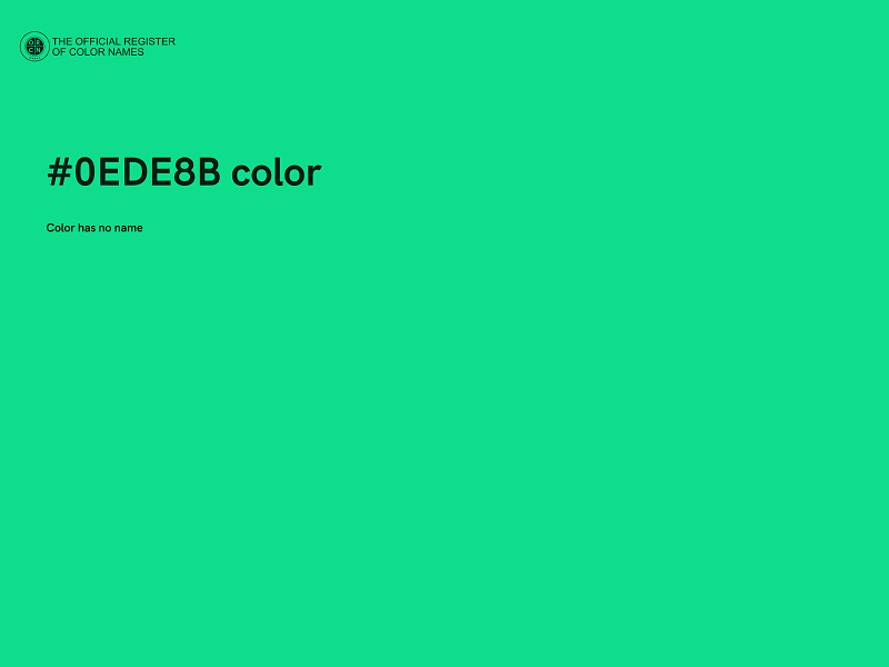 #0EDE8B color image