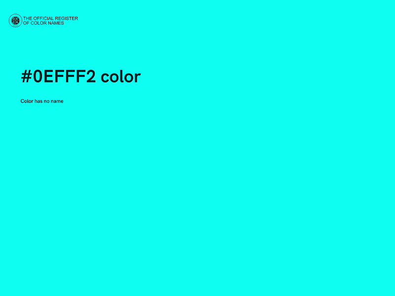 #0EFFF2 color image