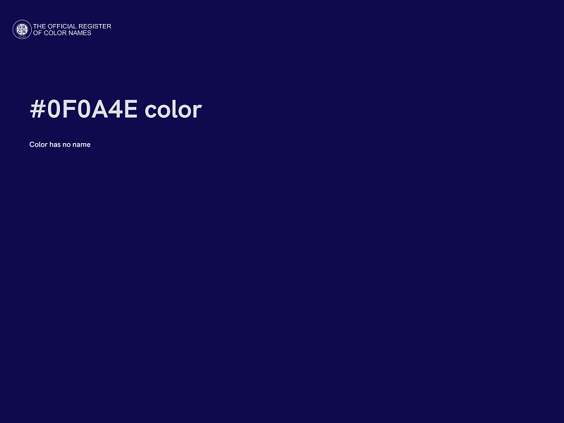 #0F0A4E color image