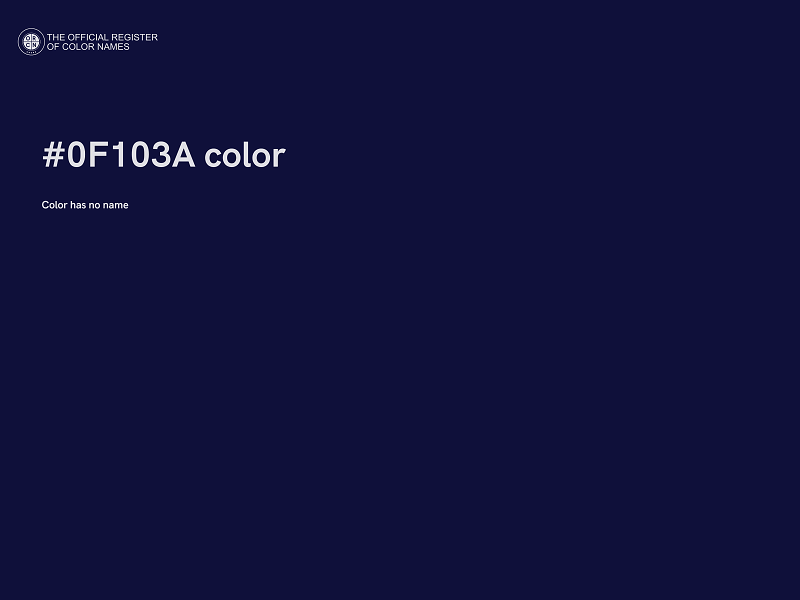 #0F103A color image