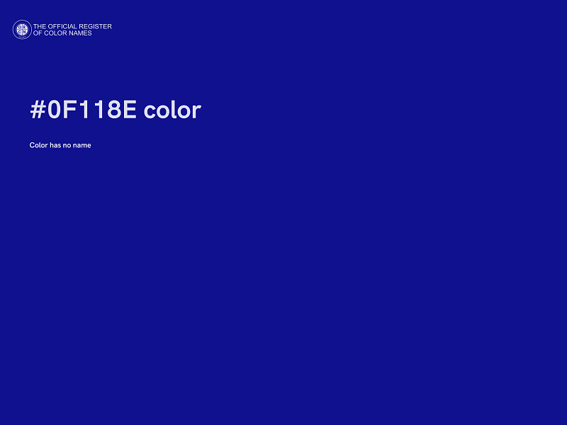 #0F118E color image