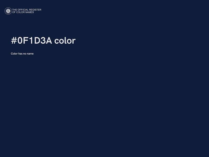 #0F1D3A color image