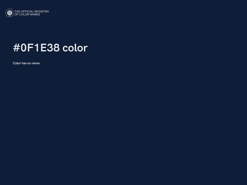 #0F1E38 color image