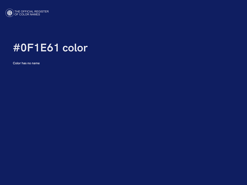 #0F1E61 color image