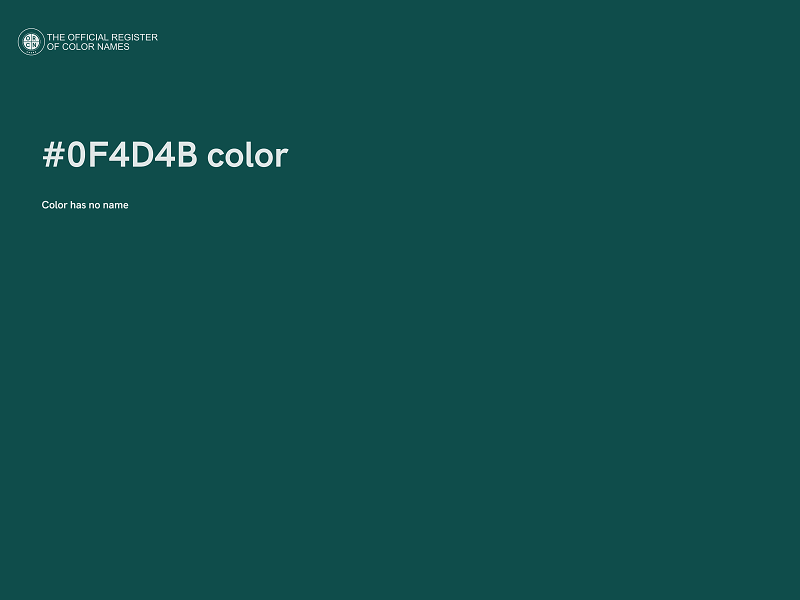 #0F4D4B color image