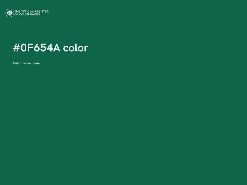 #0F654A color image