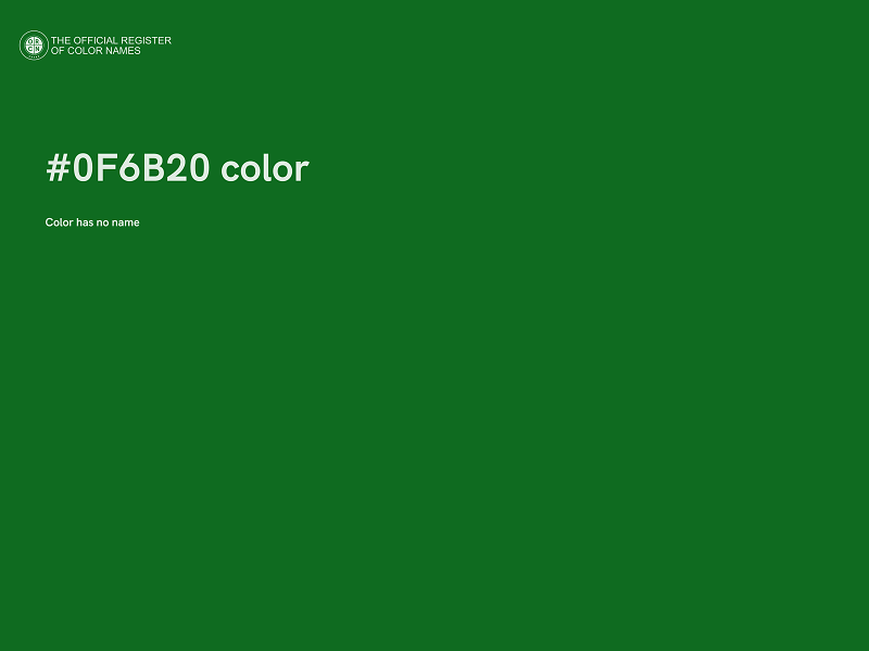 #0F6B20 color image