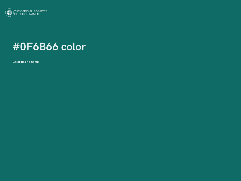 #0F6B66 color image