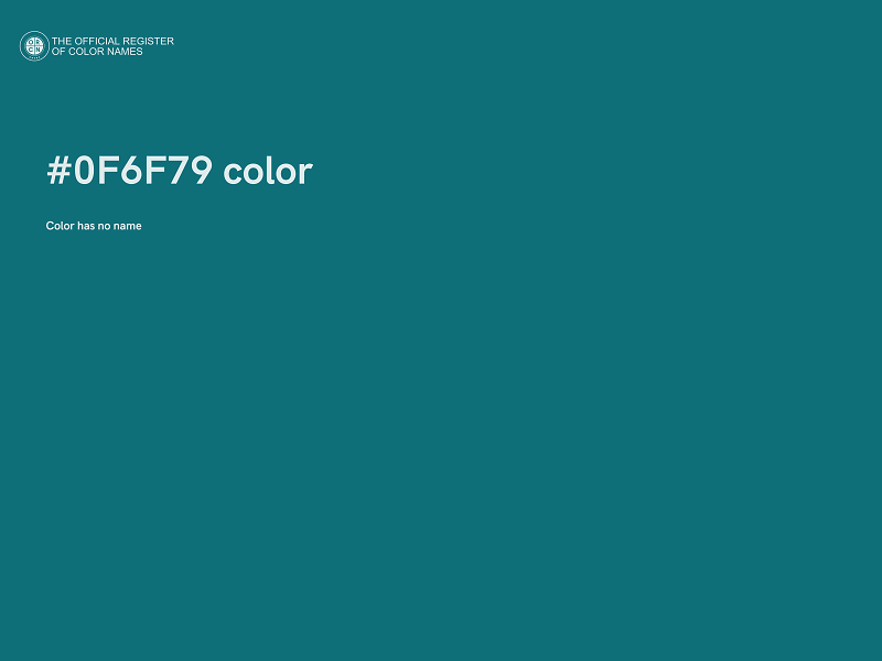 #0F6F79 color image