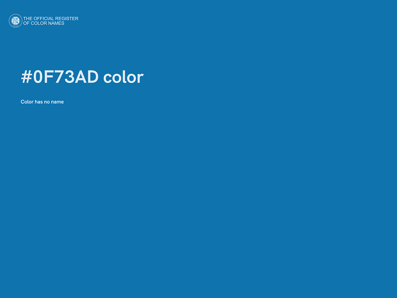 #0F73AD color image