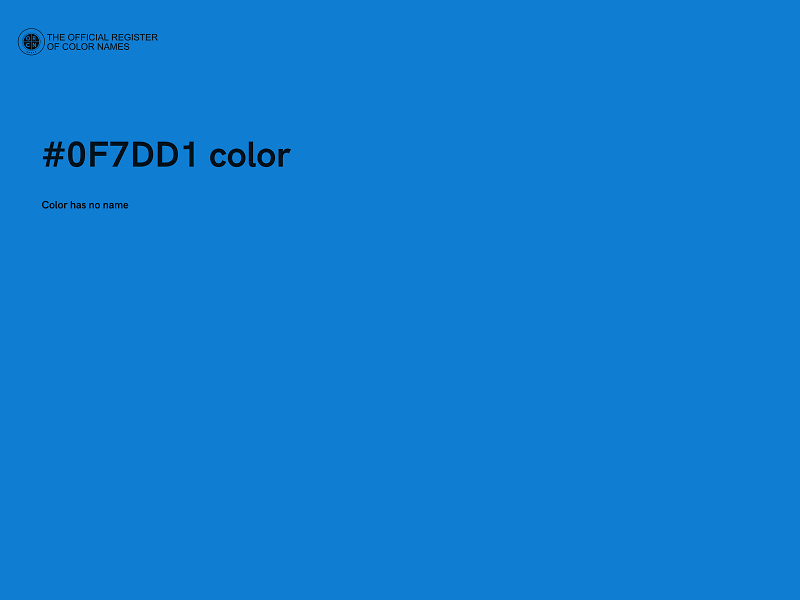 #0F7DD1 color image