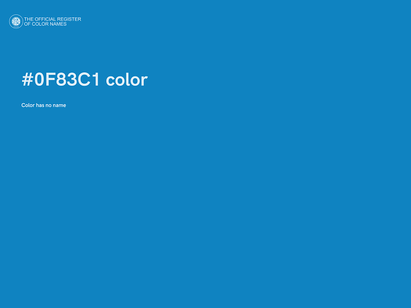 #0F83C1 color image