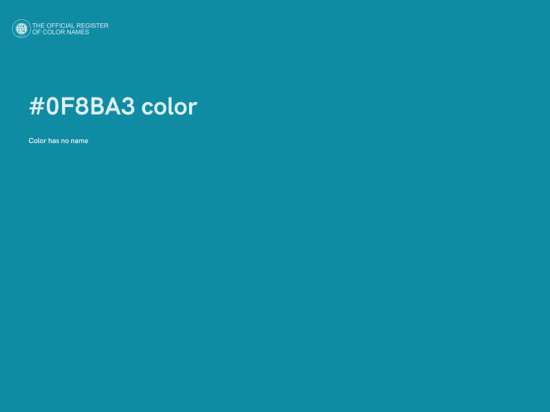 #0F8BA3 color image