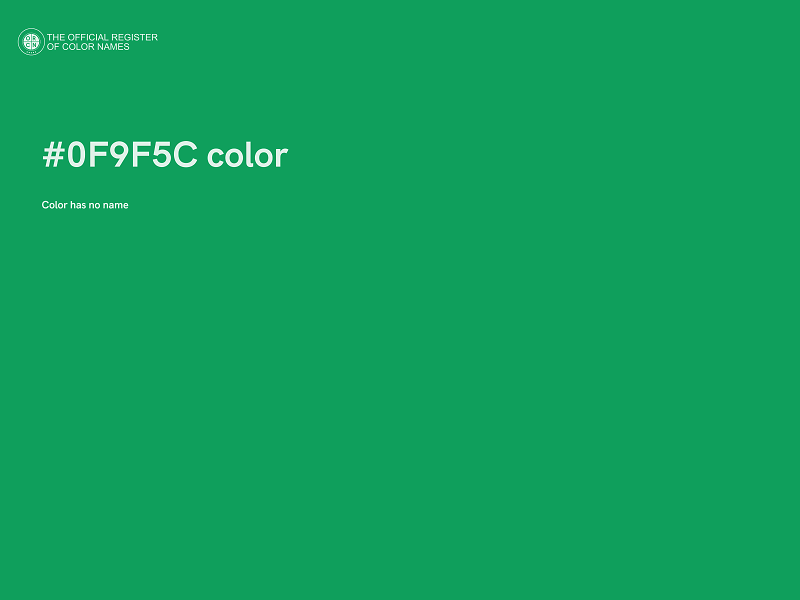 #0F9F5C color image