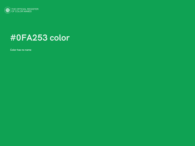 #0FA253 color image