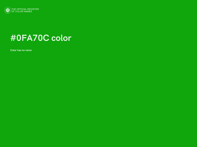 #0FA70C color image