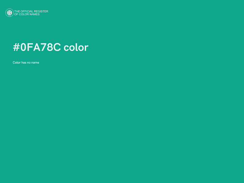 #0FA78C color image