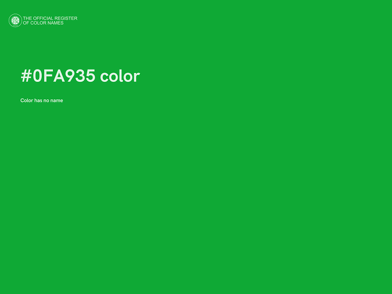 #0FA935 color image