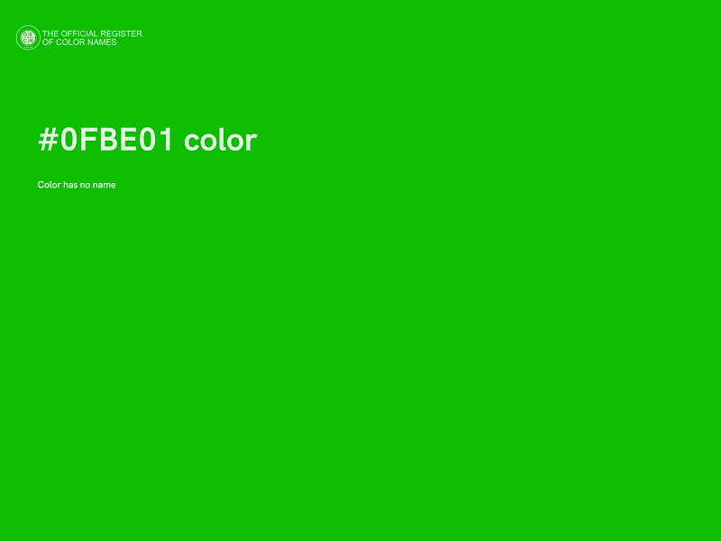 #0FBE01 color image