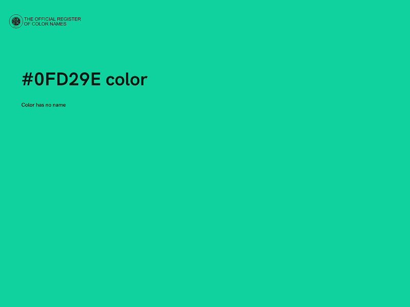 #0FD29E color image