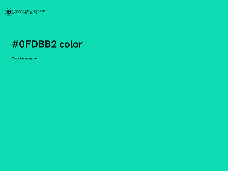 #0FDBB2 color image