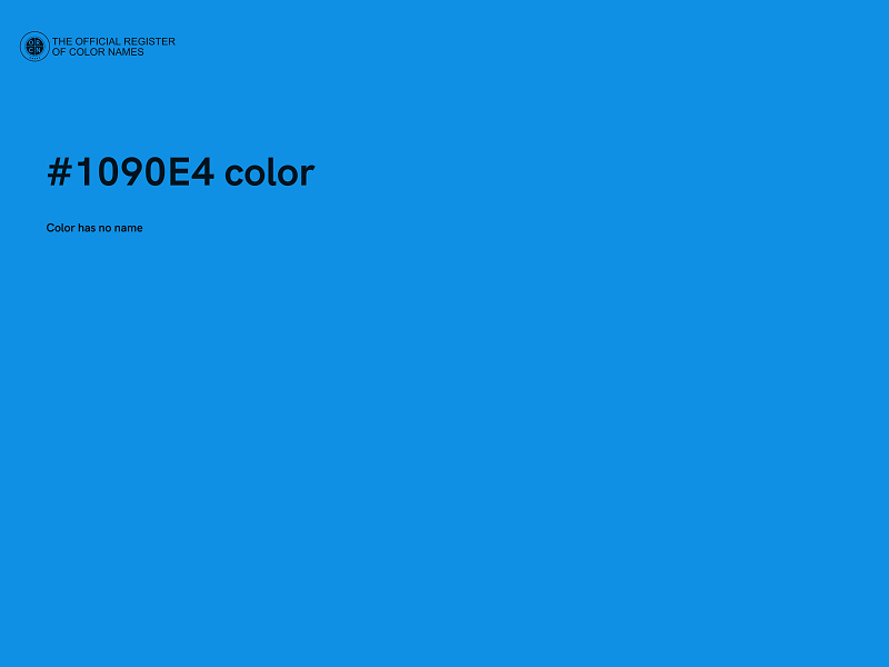 #1090E4 color image