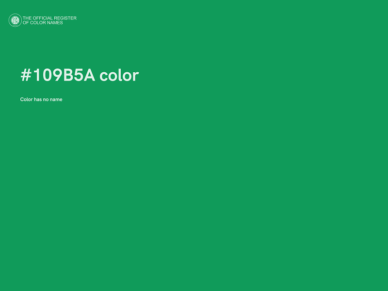 #109B5A color image