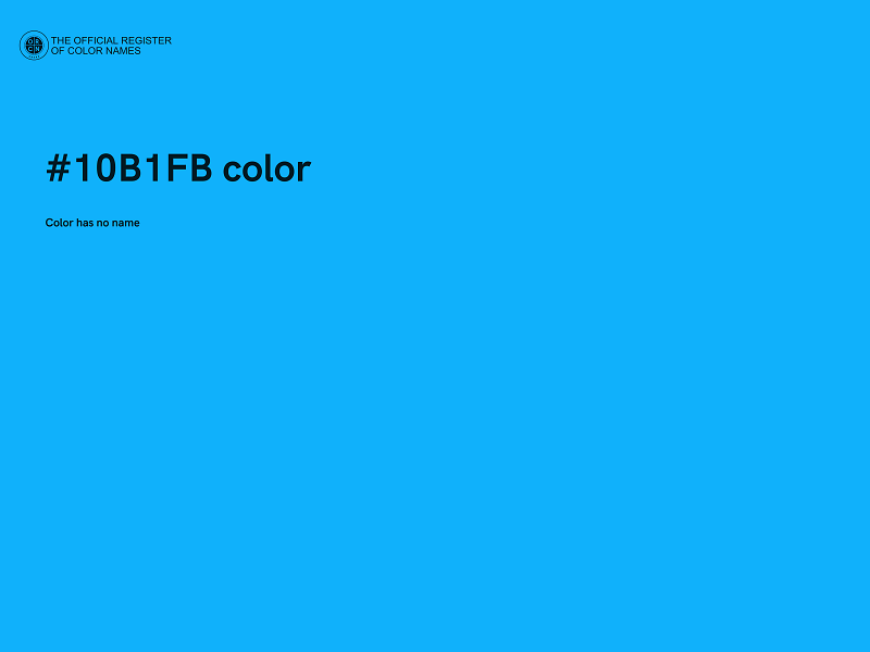 #10B1FB color image