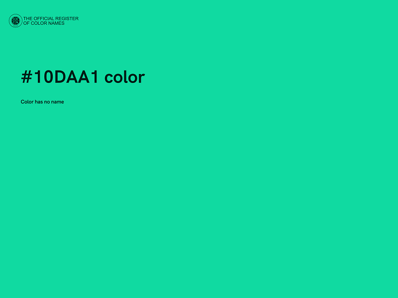 #10DAA1 color image