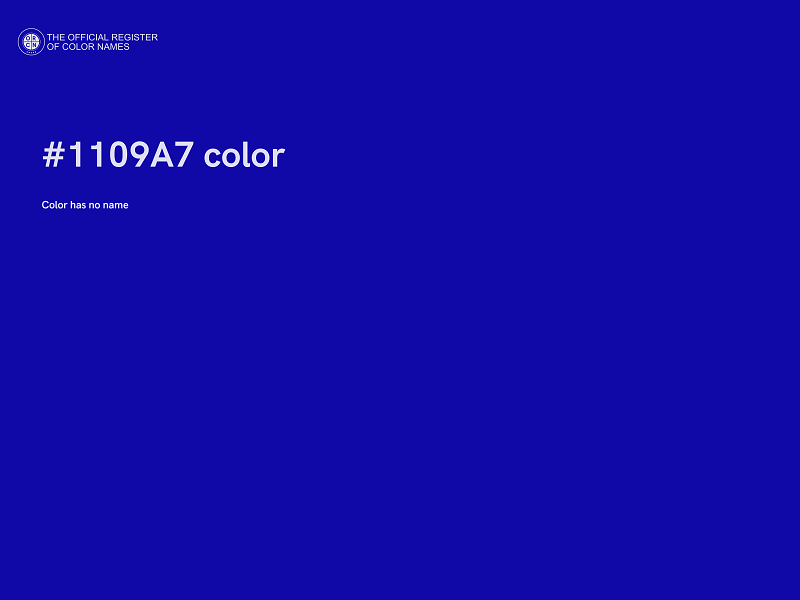 #1109A7 color image